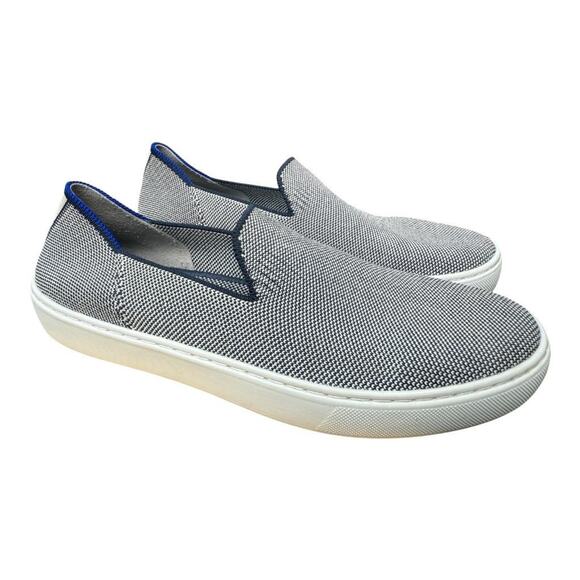 Rothy's The Slip On Sneaker Anchor Knit Blue Women size 8 - Picture 1 of 7
